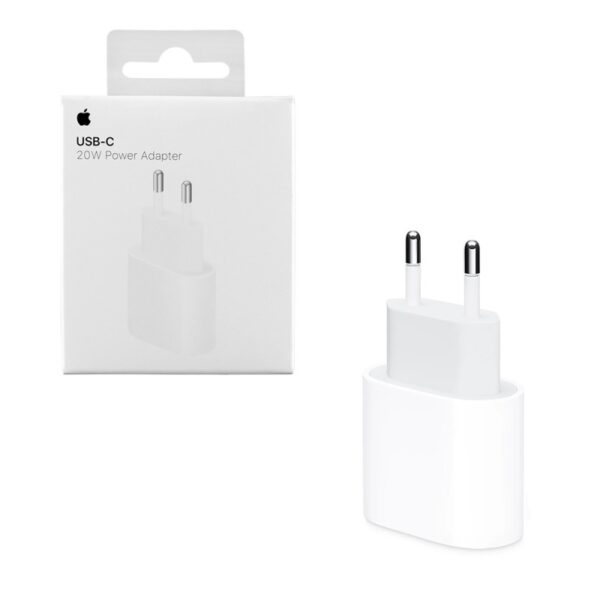 APPLE ORIGINAL TRAVEL CHARGER 20W USB C MHJE3ZM WHITE BLISTER