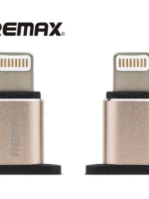 REMAX VISUAL ADAPTOR από microUSB σε LIGHTNING ΧΡΥΣΟ 2
