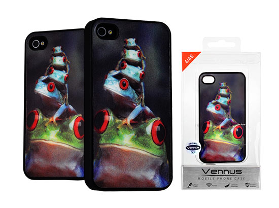 SAMSUNG Galaxy S5 ΘΗΚΗ ΠΙΣΩ ΠΛΑΤΗ 3D ΜΕ ΣΧΕΔΙΟ ΒΑΤΡΑΧΟ HARD CASE FROGS