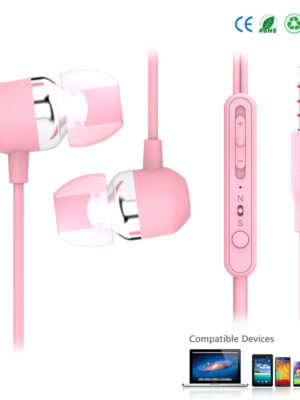 UIISII Handsfree U3 Round cable PINK