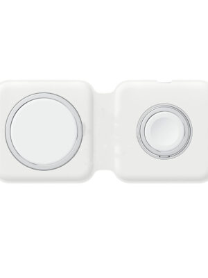 WIRELESS CHARGER MAGSAFE DUO ALLOY WITH 1M Type C CABLE WHITE