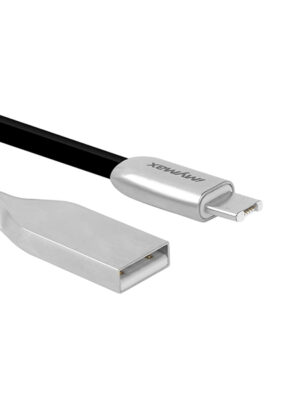 iMyMax ΚΑΛΩΔΙΟ DATA CABLE 2 ΣΕ 1 LIGHTNING microUSB ΜΑΥΡΟ