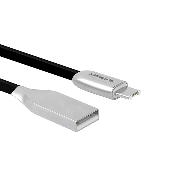 iMyMax ΚΑΛΩΔΙΟ DATA CABLE 2 ΣΕ 1 LIGHTNING microUSB ΜΑΥΡΟ