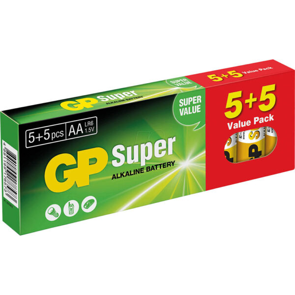 GP LR6 AA ΑΛΚΑΛΙΚΗ ΜΠΑΤΑΡΙΑ ECO PACK 10 τεμ