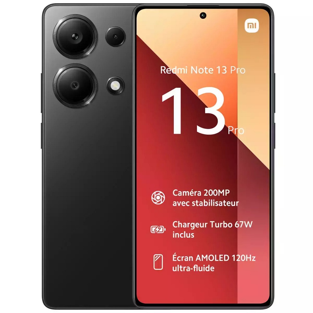 Xiaomi Redmi Note 13 Pro 4G Dual SIM 8GB256GB Black 50211 1