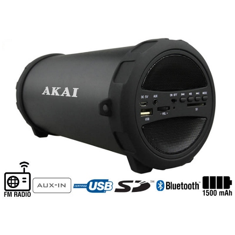 AKAI SPEAKER BLUETOOTH 10W FM RADIO MP3 PLAYER 1