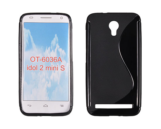 ALCATEL IDOL 2 mini S ΘΗΚΗ ΣΙΛΙΚΟΝΗΣ S CASE ΜΑΥΡΗ 1