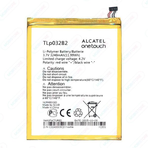 ALCATEL OneTouch POP 7 P310a ORIGINAL BATTERY 3240mAh TLP032B2 BULK