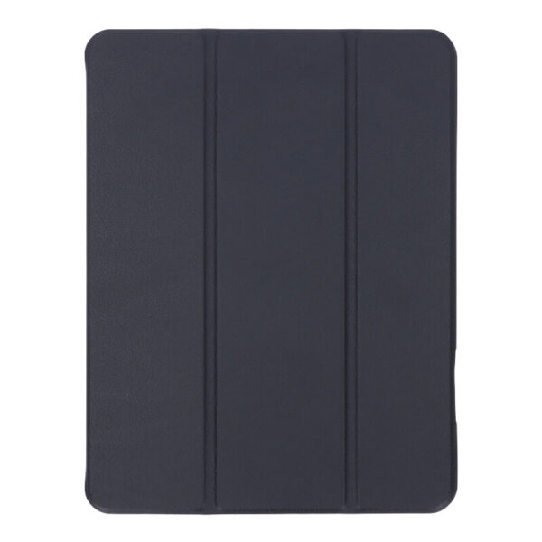 APPLE iPad Air 4 2020 10.9 Triple Folding Leather Case with TPU Pen Slot Black