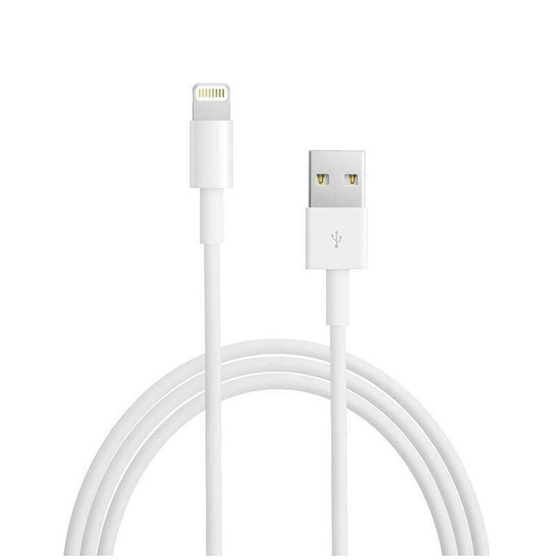 APPLE iPhone ORIGINAL DATA CABLE LIGHTNING TO USB ΛΕΥΚΟ 1m Bulk