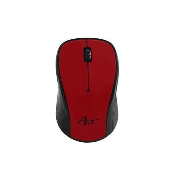 ART AM 92 Optical Wireless Mouse RED 1