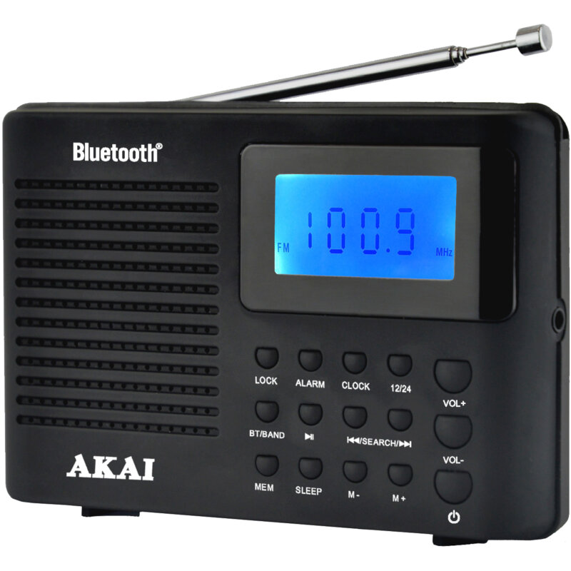 Akai APR 400 Φορητό ψηφιακό ραδιόφωνο με Bluetooth και έξοδο ακουστικών 50460