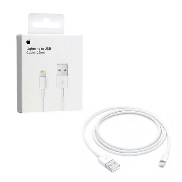 Apple USB A to Lightning Cable Λευκό 0.5m ME291ZMA 46943