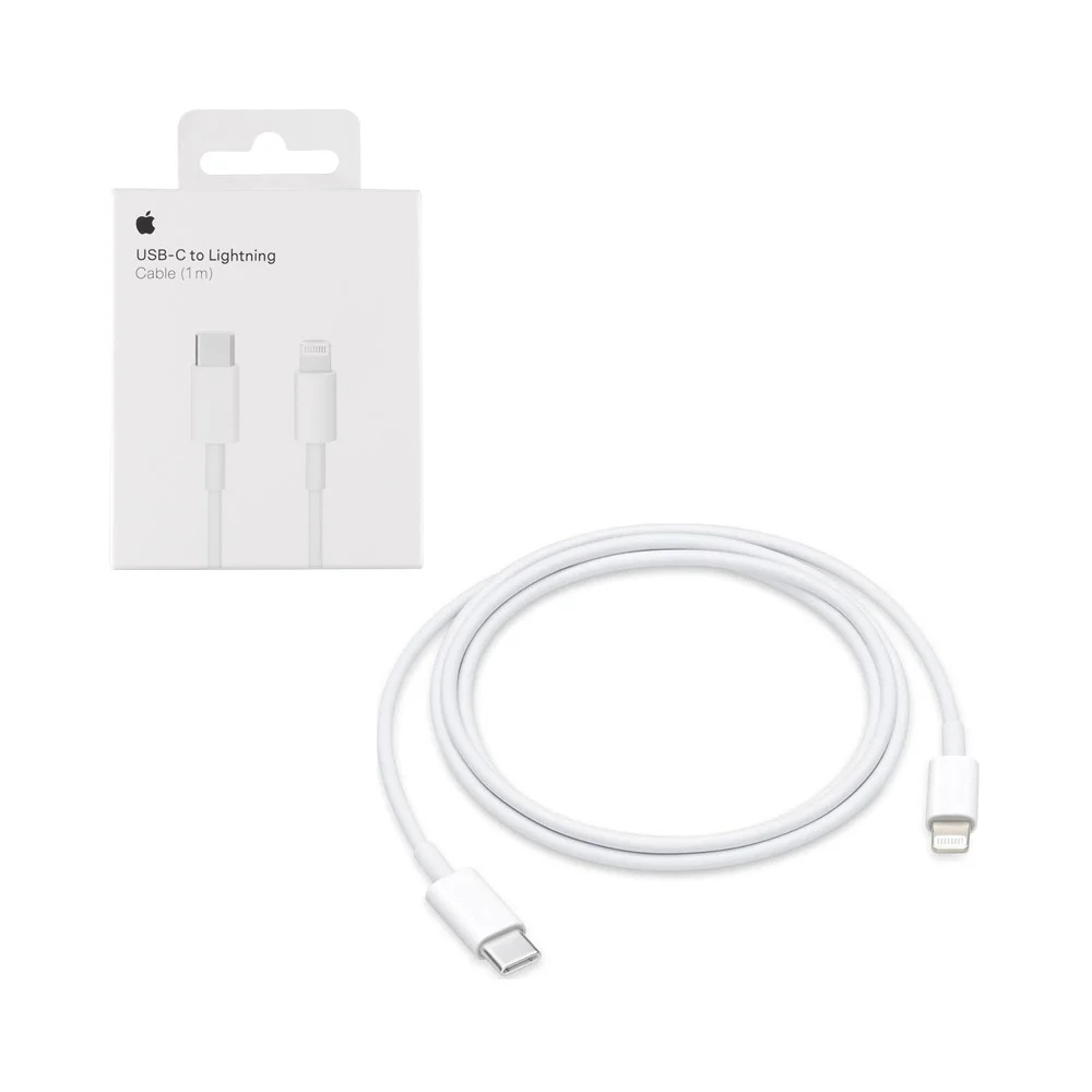 Apple USB C to Lightning Cable USB C to Lightning Cable 18W Λευκό 1m MM0A3ZMA Blister 43584