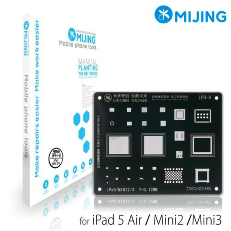 High Quality Repair Kit BGA Reballing Stencil MiJing iPad Mini 23Air