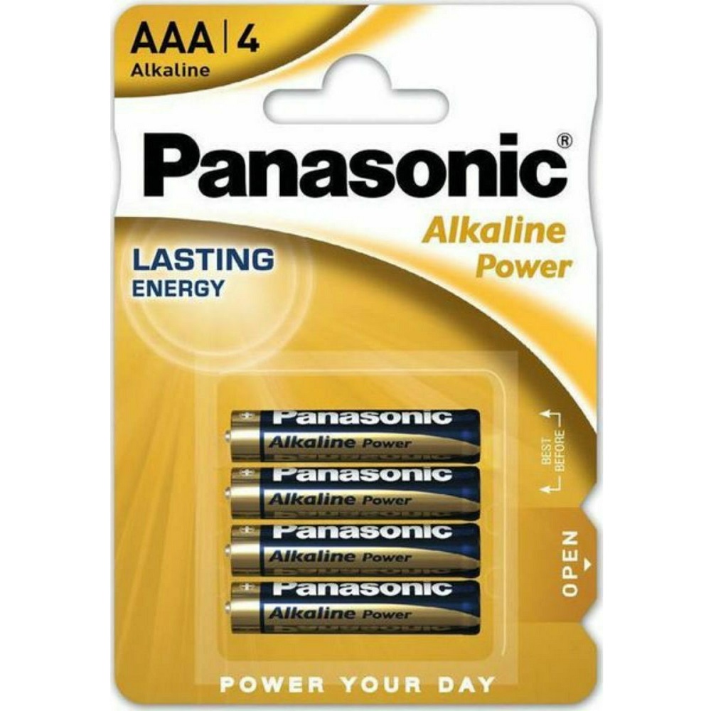 Panasonic Alkaline Power Μπαταρίες LR03 AAA 1.5V 4τμχ 1