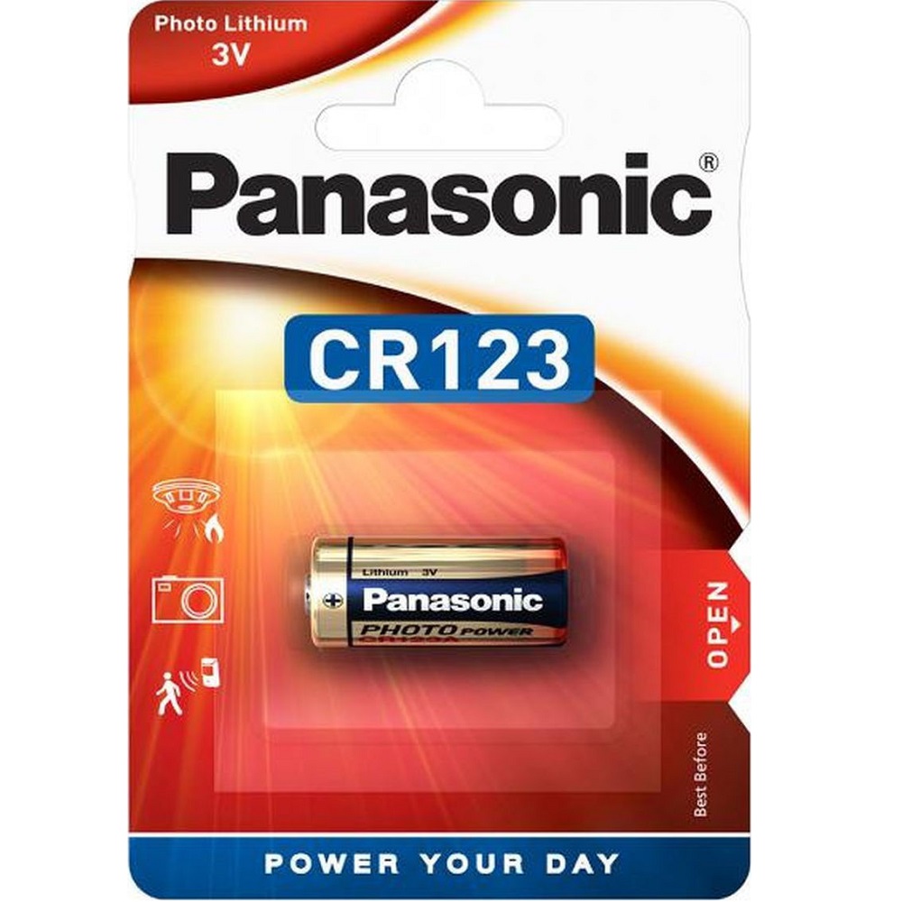 Panasonic Photo Power Μπαταρία Λιθίου CR123 3V 1τμχ