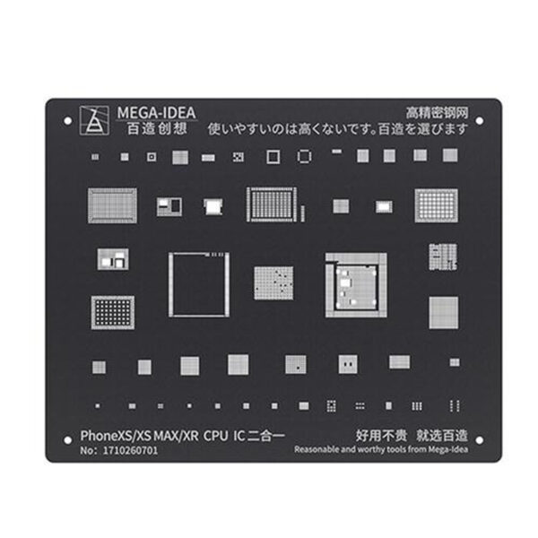 Rework Repair BGA Reballing Stencil QianLi MEGA IDEA black 3